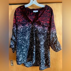Calvin Klein Patterned Blouse